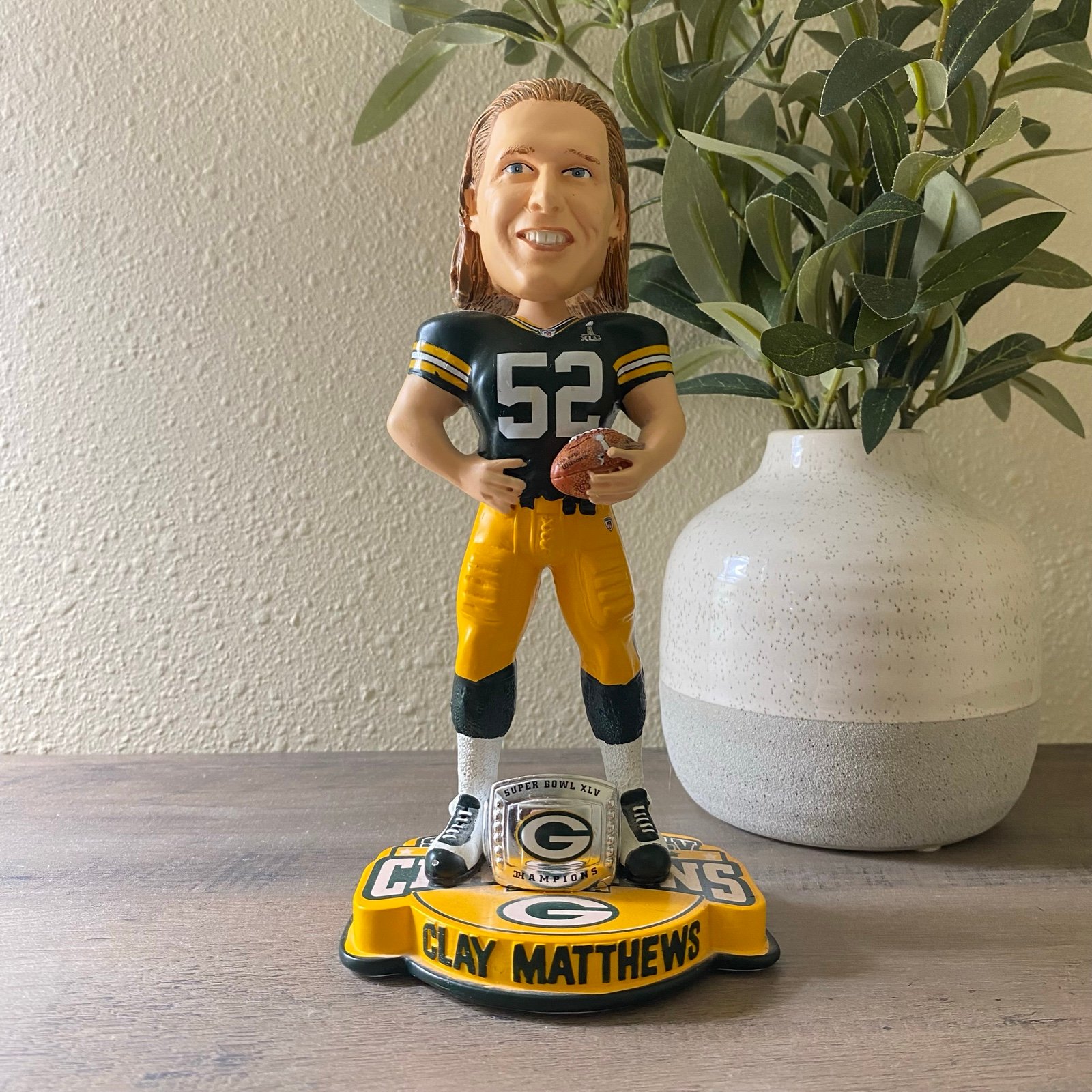 NFL Green Bay Packers Clay Matthews Super Bowl XLV Bobblehead