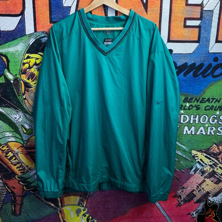 Y2K Nike Pullover Windbreaker Jacket size XL