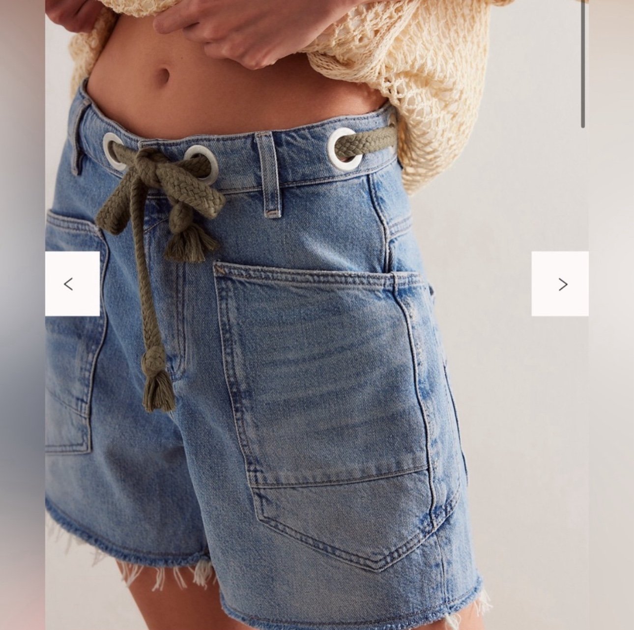 We The Free people Moxie Shorts new truest blue size 28