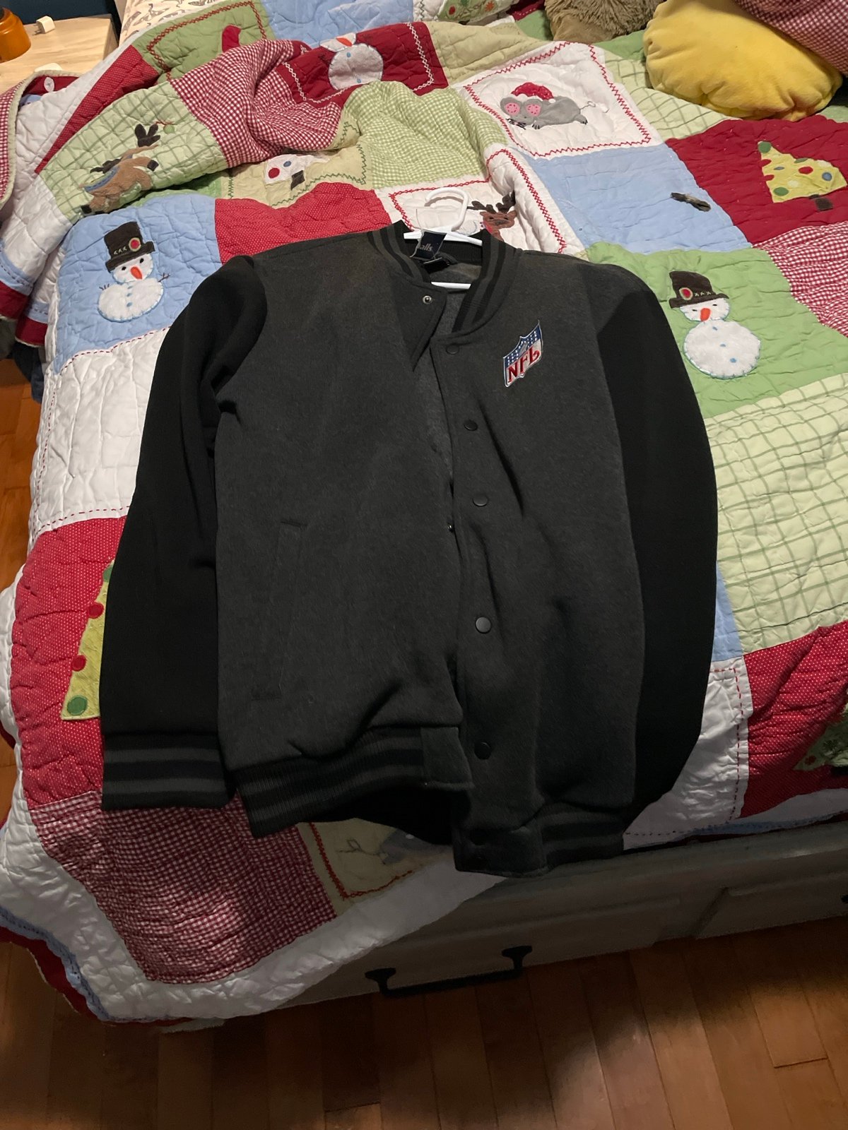 NFL Black Varsity Jacket