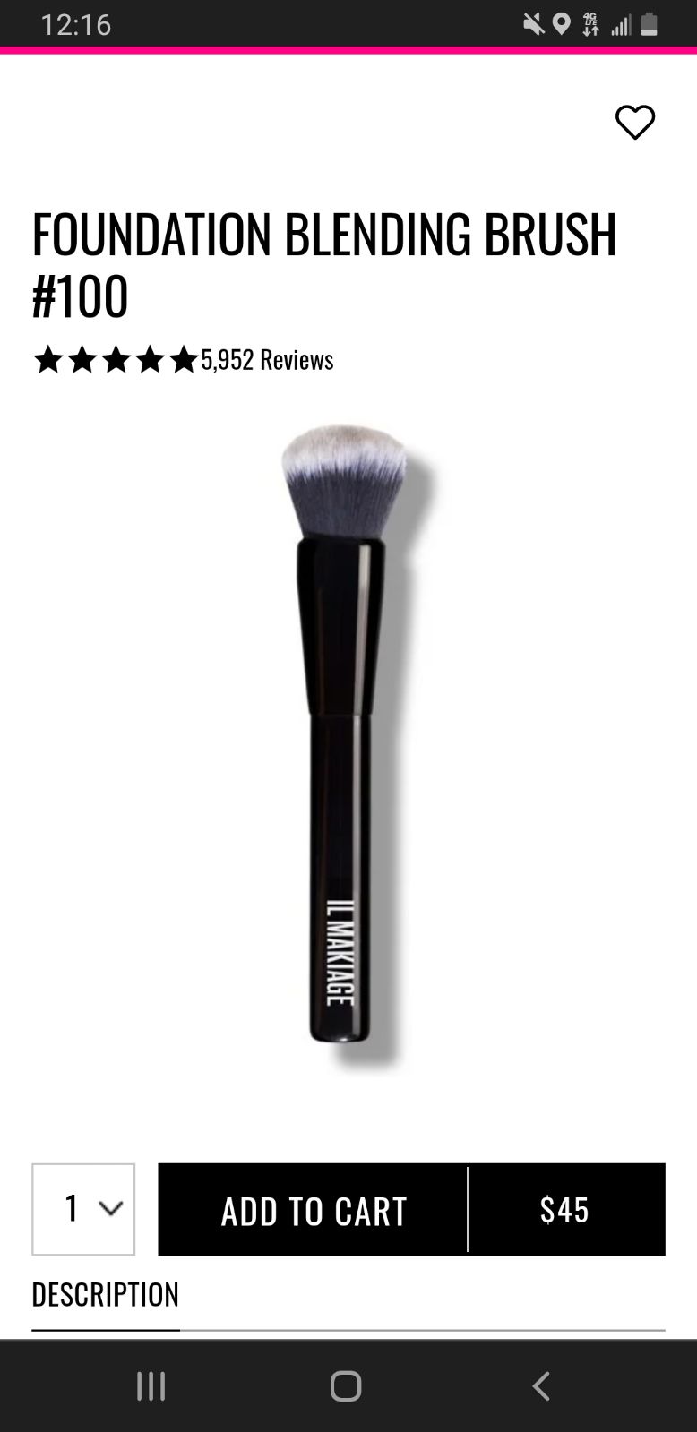Il Makiage Foundation Brush & Eyeliner Set