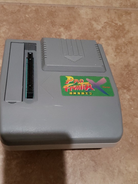 Pro Fighter X Turbo 2 Super Nintendo Famicom SNES Backup Unit