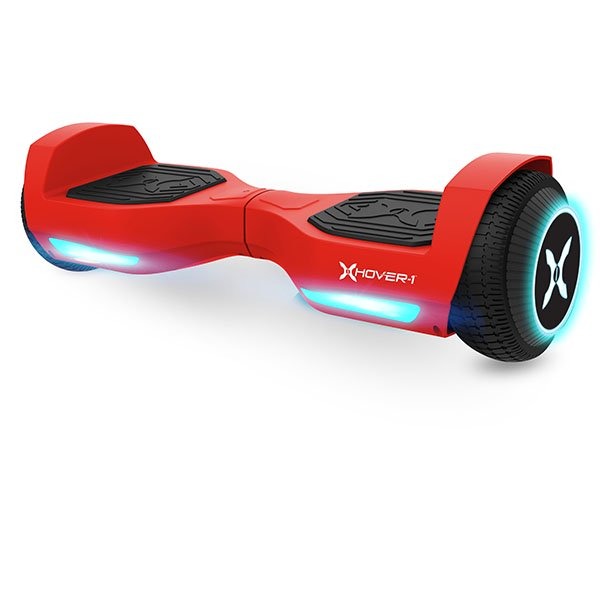 HOVER-1 REBEL Self-Balancing - Red - LED Headlights - 6 MPH Max Speed New