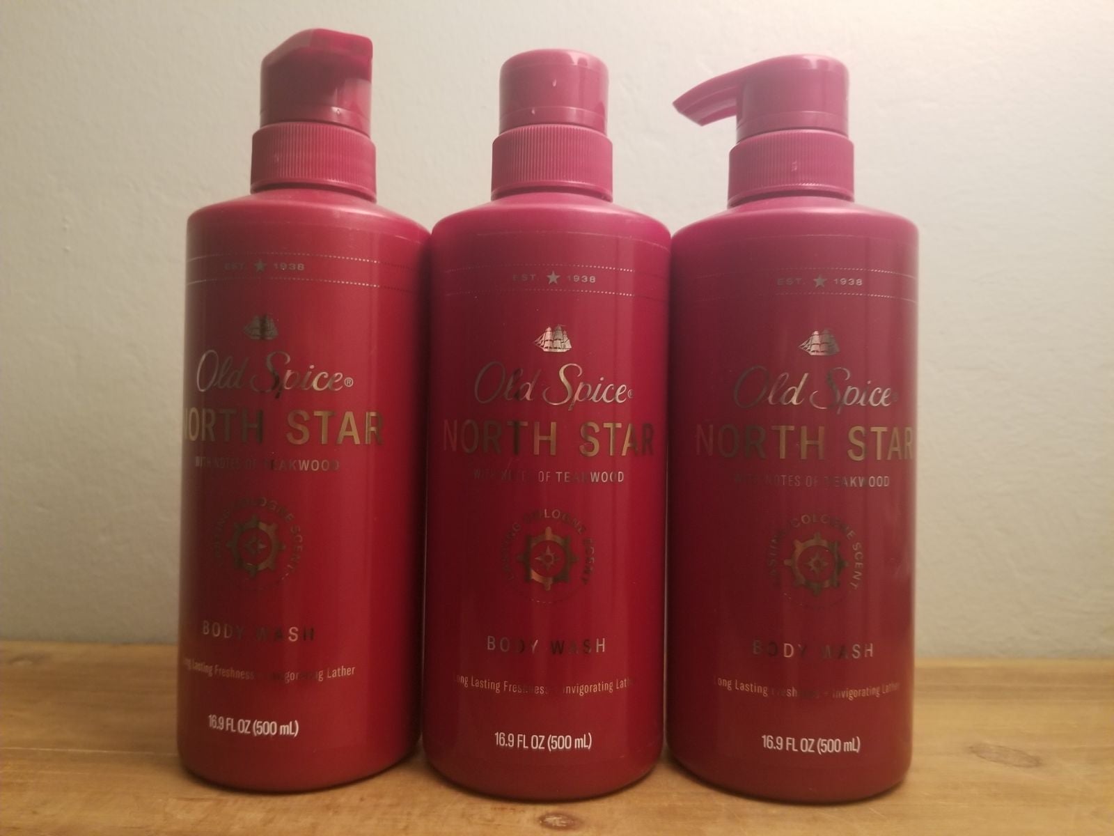 3 Old Spice North Star Body Wash