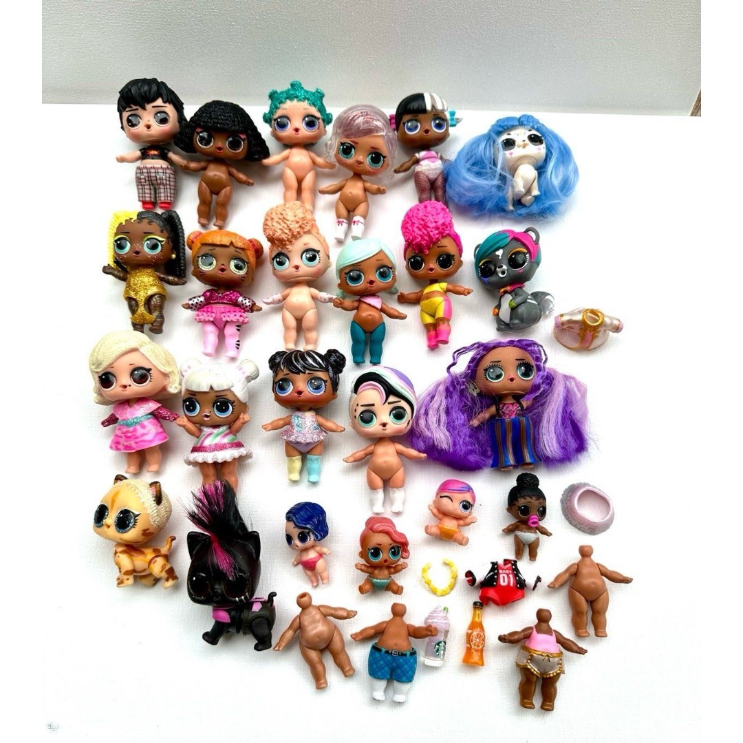 LOL Surprise Dolls Tots Babies Pets Lot - Collectible Toy Bundle