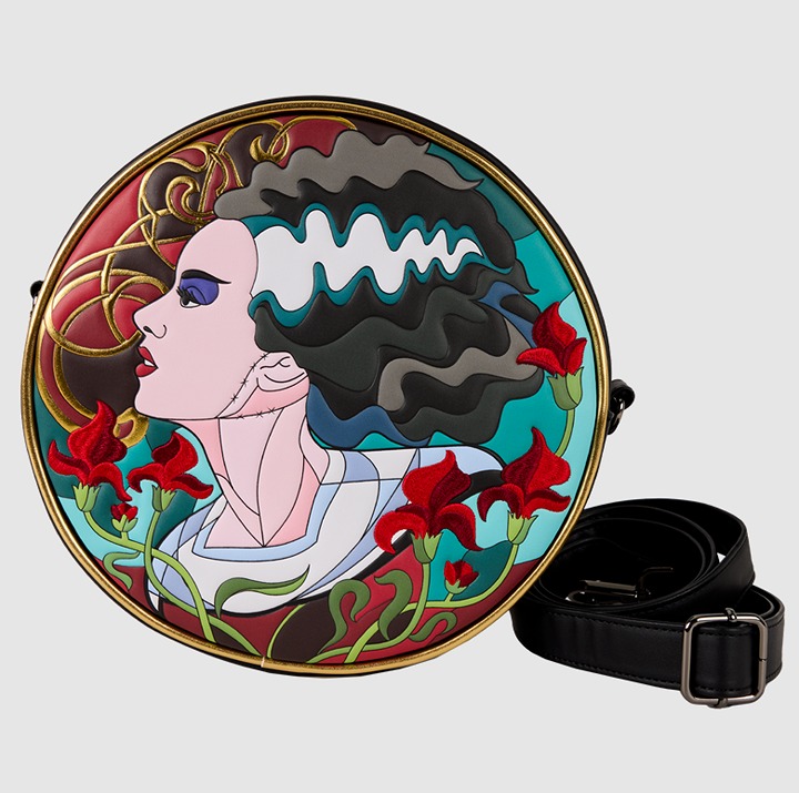 Universal Monsters The Bride Of Frankenstein Stained Glass Crossbody Bag