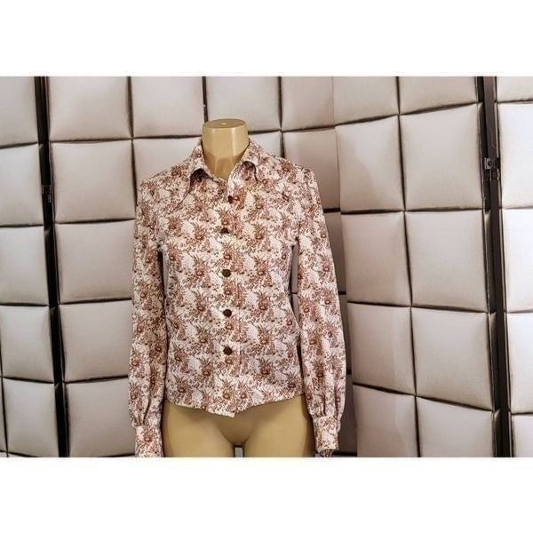 Vintage polyester blouse