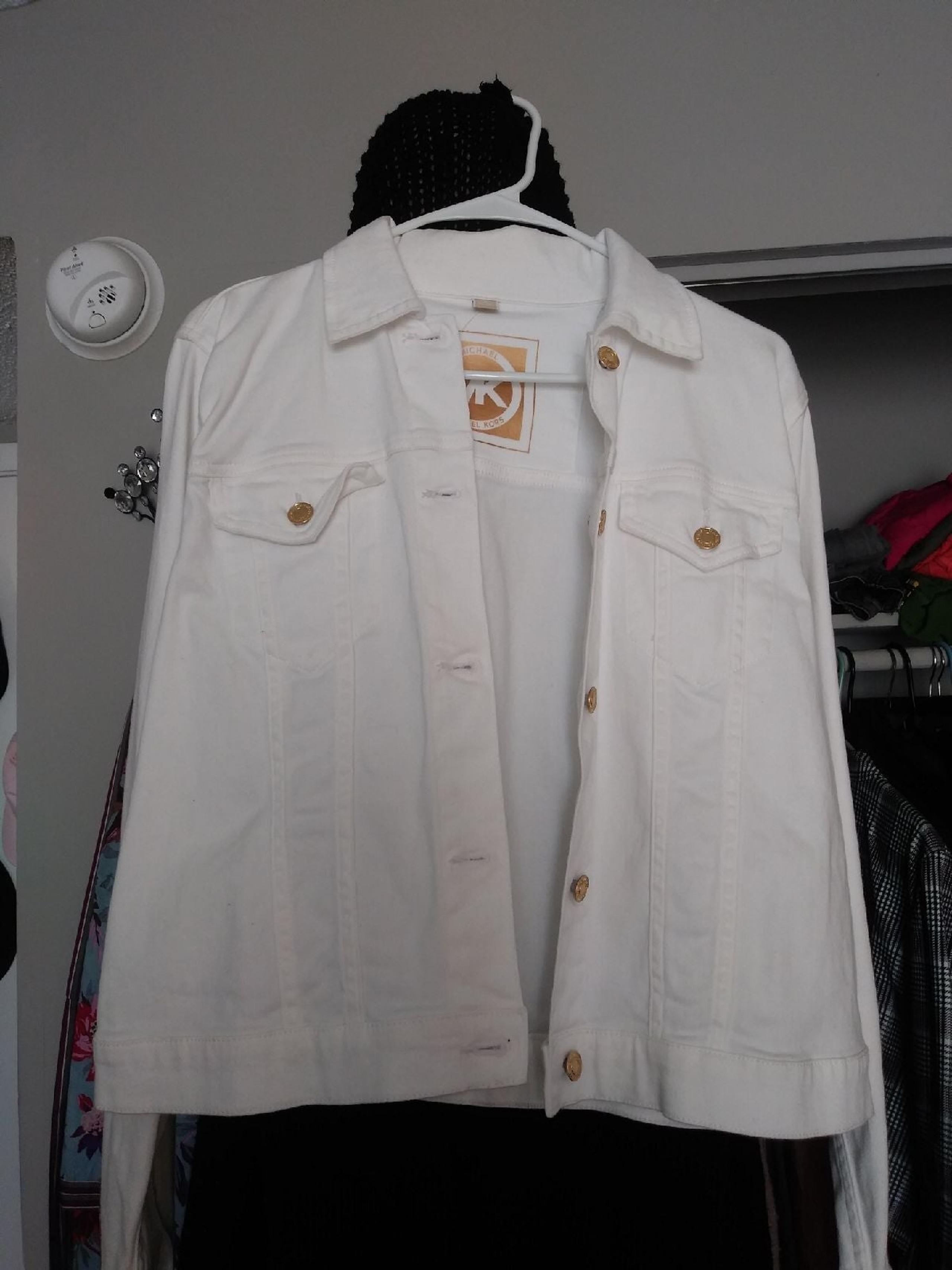 women's White Jeans jacket - Michael Kors