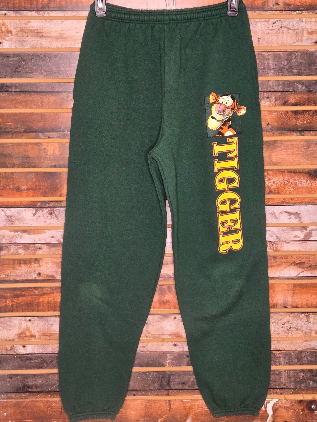 Vintage The Disney Store Tigger Green Sweatpants Large