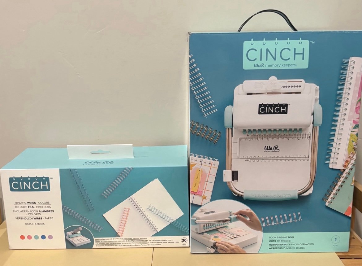 We R Memory Keepers, 2 web book binding machine, easy to use design with sliding