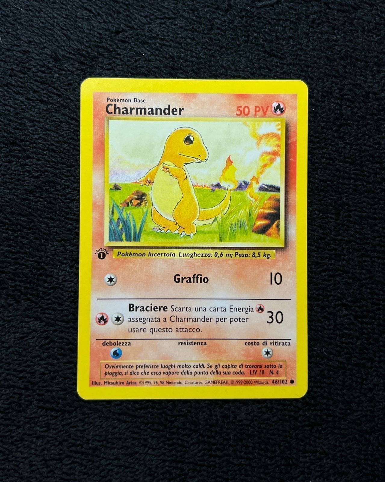 Charmander 1st edition base set