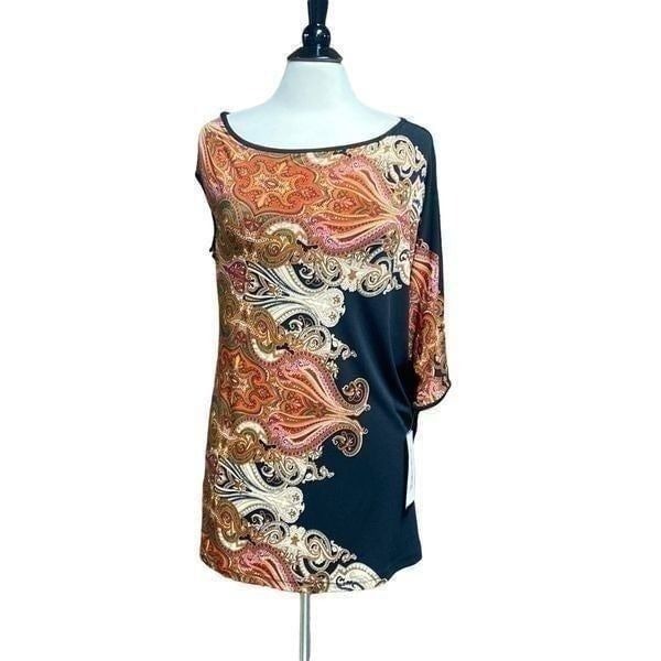 Joseph Ribkoff Multi Tunic Top Size 12 NWT