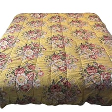 VINTAGE Ralph Lauren Full Queen Comforter Sophie Brooke Pink Rose Yellow SEE PIC