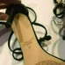 NWOB MSRP 189 Jewel Badgley Mischka Black and Jeweled Heels Women's Size 10