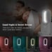 Portable Desk Bladeless Fan with Night Light, 11.8 Personal Cooling Fan