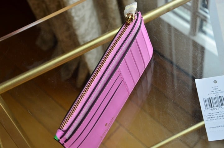 Kate Spade KK207 Bubble Gum Large Slim Card Holder