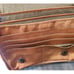 Santa Fe Dilana Cognac Leather Portfolio Messenger Satchel Bag Organizer VTG