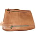 Santa Fe Dilana Cognac Leather Portfolio Messenger Satchel Bag Organizer VTG