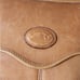 Santa Fe Dilana Cognac Leather Portfolio Messenger Satchel Bag Organizer VTG