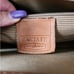 Santa Fe Dilana Cognac Leather Portfolio Messenger Satchel Bag Organizer VTG