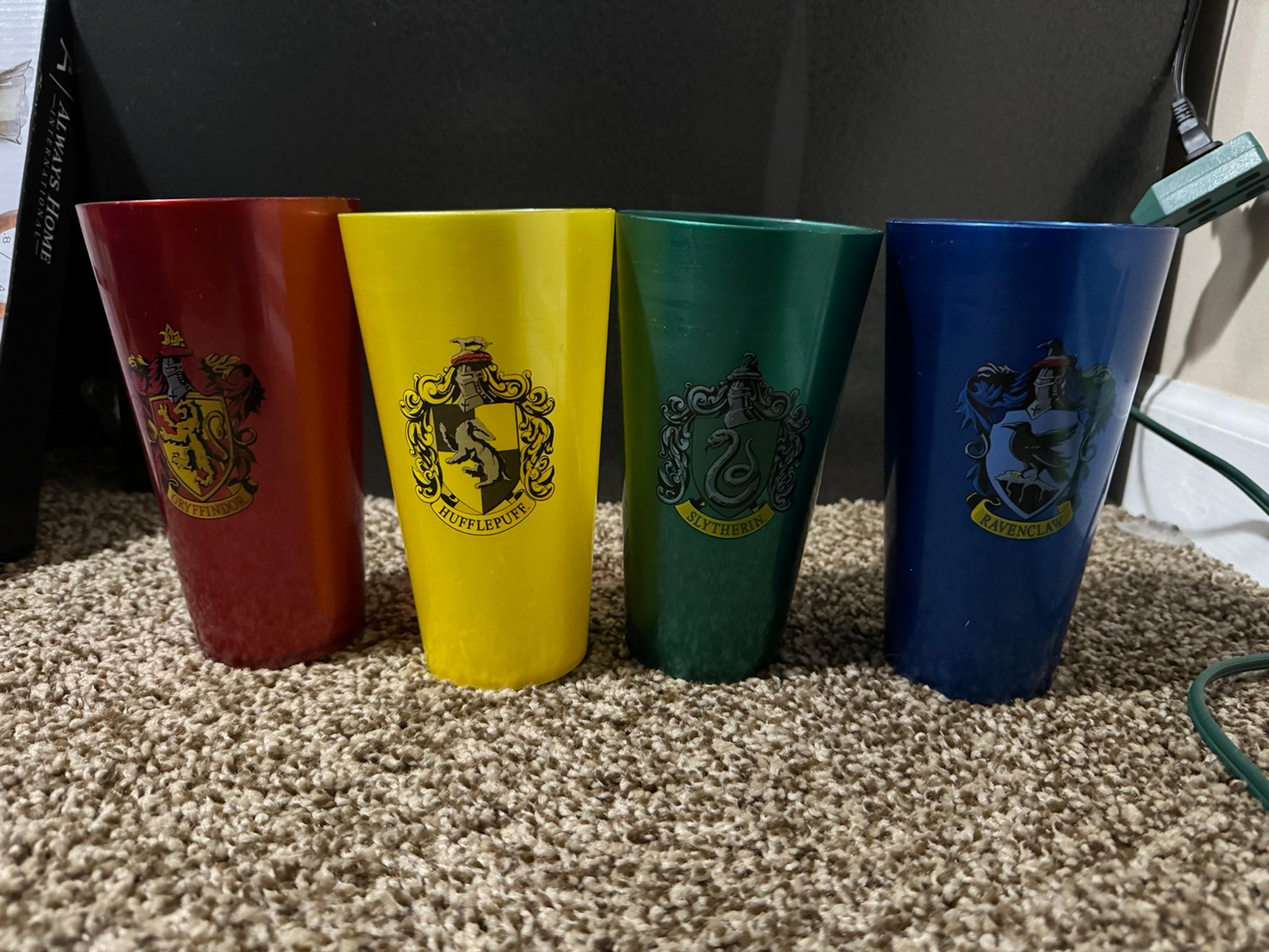 Set 4 Universal Studios Wizarding World 20 oz Plastic Cup Tumbler - Harry Potter