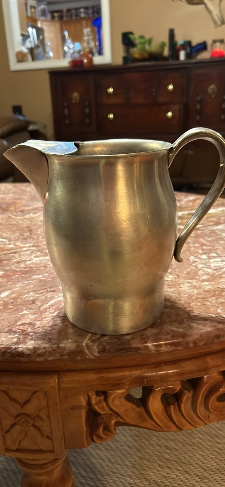 vintage Paul Revere, silver pitcher