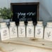 Rae Dunn spice shaker set of 6