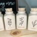 Rae Dunn spice shaker set of 6