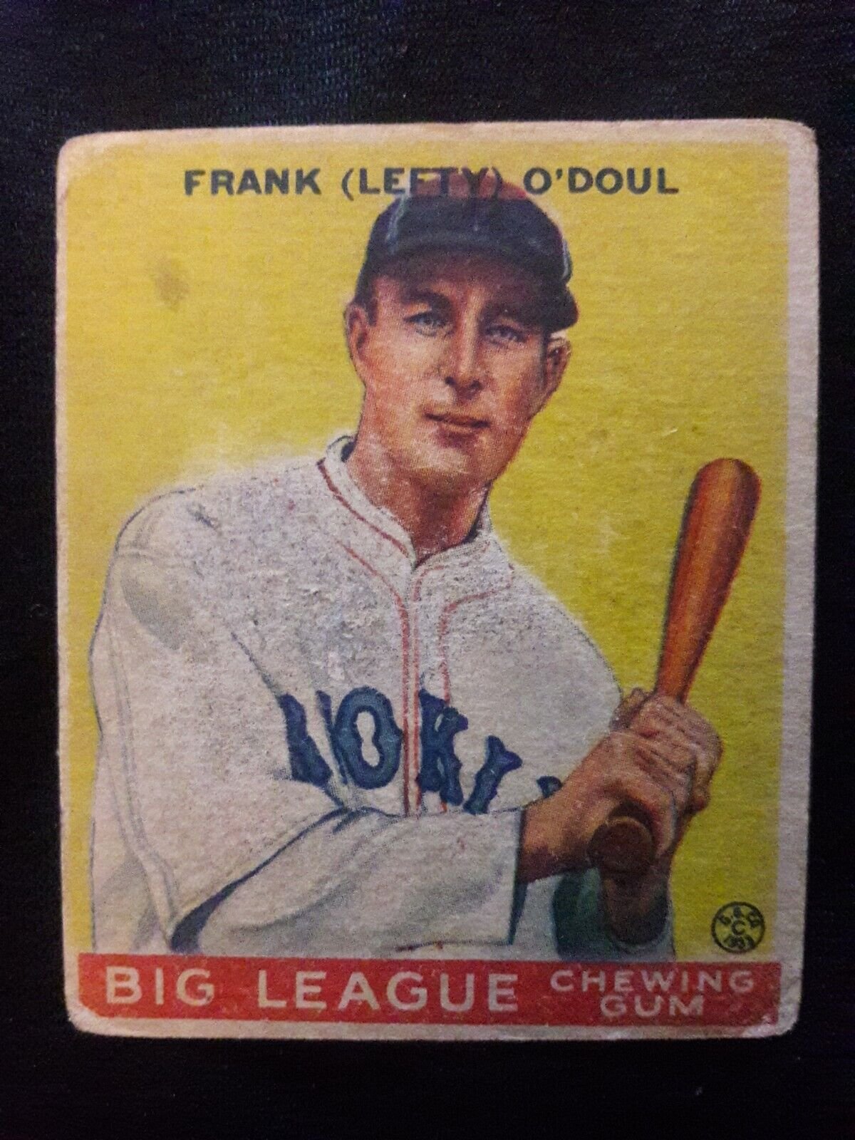1933 GOUDEY #58 LEFTY O'DOUL BROOKLYN DODGERS ROOKIE