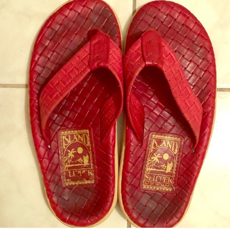 Island Slipper Classic Italian Weave san