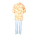 Tommy Bahama Foliage Leaves All Over Print Hawaiian Aloha Tropical Camp Shirt L