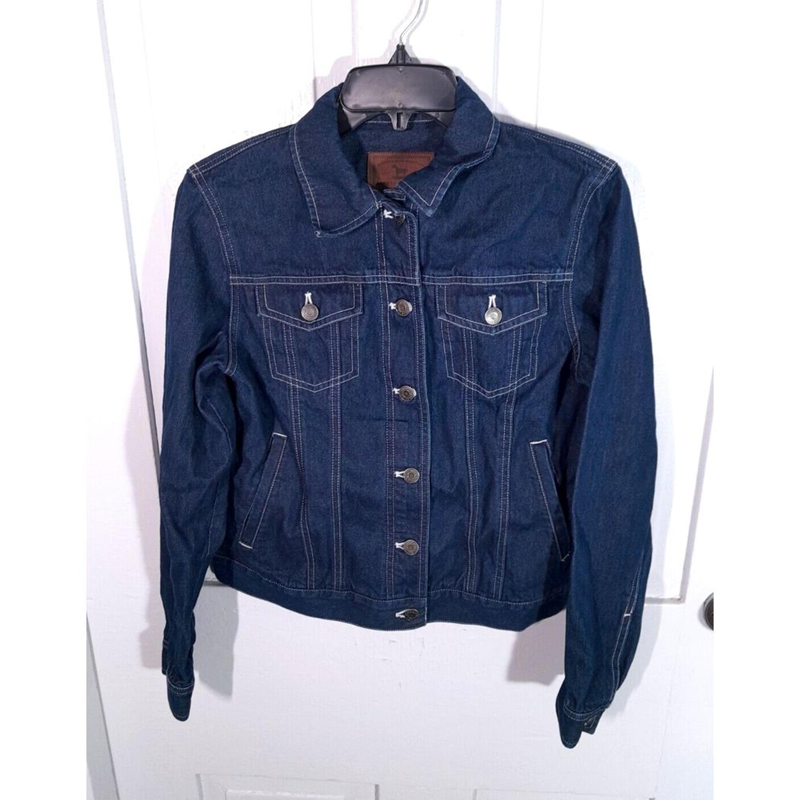 Ralph Lauren Denim Jean Jacket Polo Jeans Co Dark Wash Blue Size Small