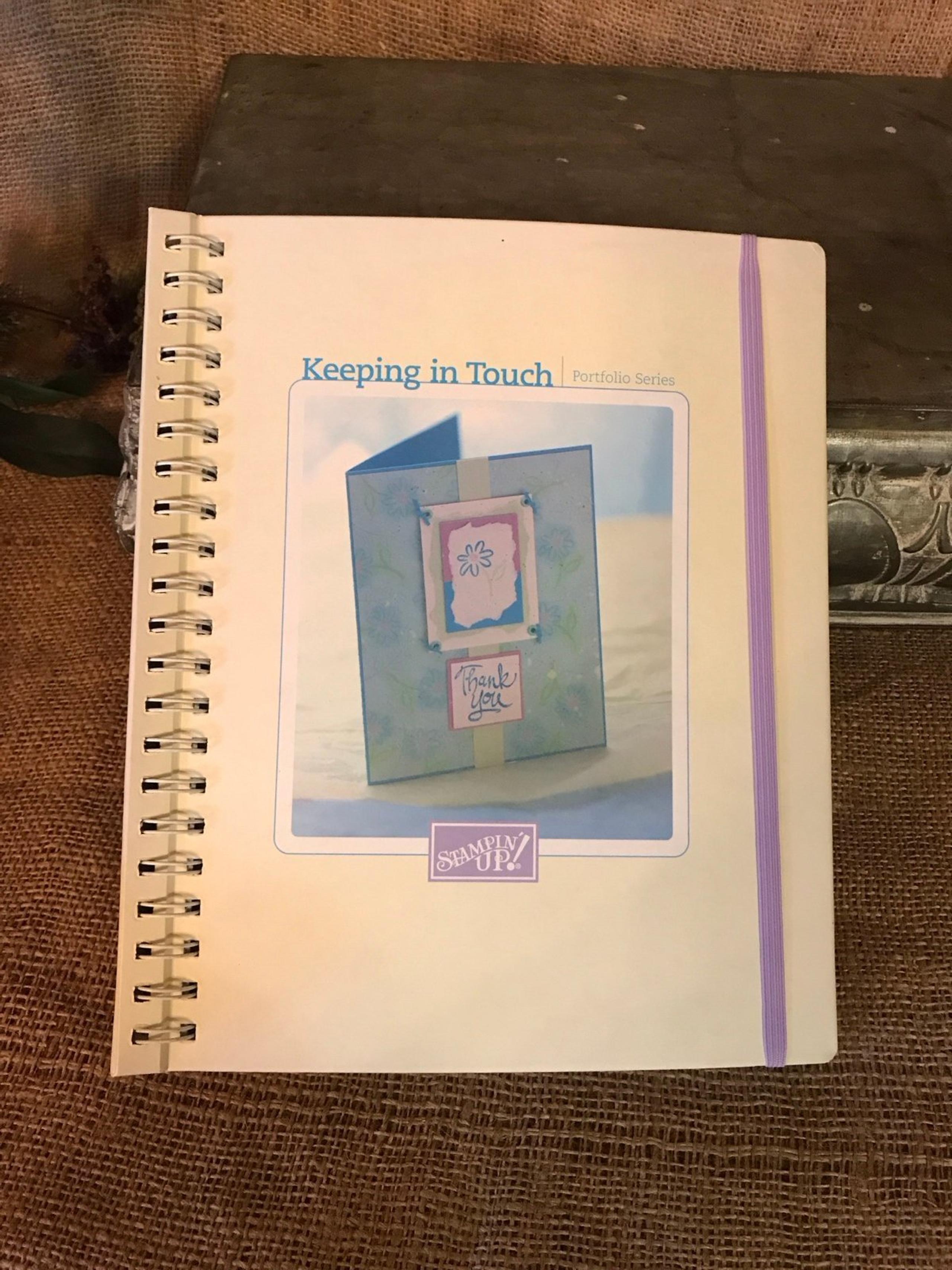 Stampin' Up Keeping In Touch Portfolio Series Book 2002 Crafts Scrapbooking