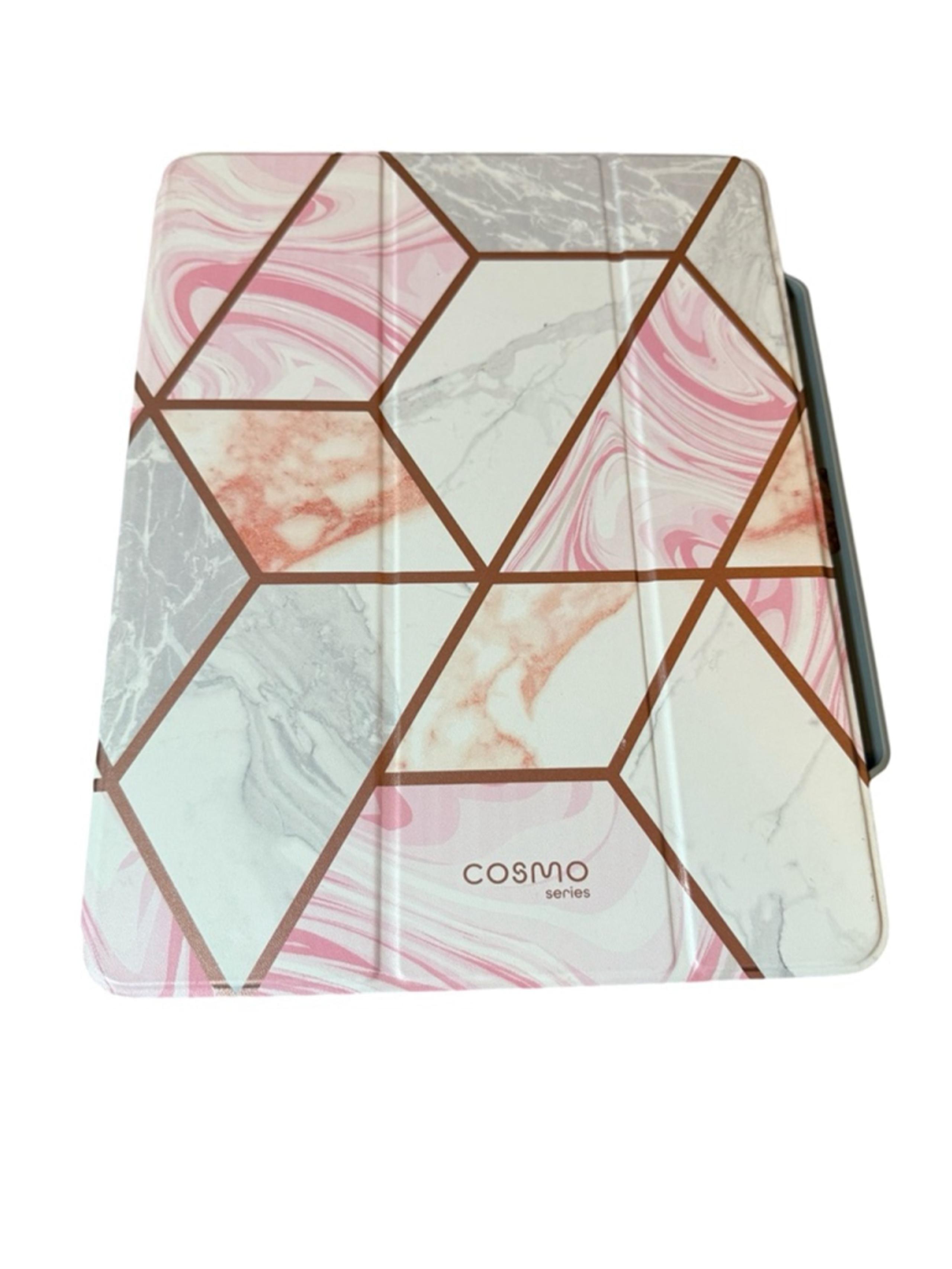 i-Blason Tablet Case with Pencil Holder Asymmetrical Marble Pattern