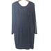 Royal Feelings Pure Silk Vintage 80s Sequin Midi Sheath Dress Lined Black Sz 12