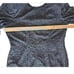 Royal Feelings Pure Silk Vintage 80s Sequin Midi Sheath Dress Lined Black Sz 12