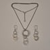 Silpada Sterling Silver Oxidized Triple Threat Necklace & Earrings Set
