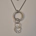 Silpada Sterling Silver Oxidized Triple Threat Necklace & Earrings Set