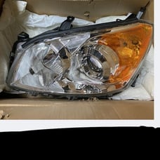 New Chrome Amber Headlights 09-2012 Projector Headlights Replacement Luces Farro