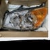 New Chrome Amber Headlights 09-2012 Projector Headlights Replacement Luces Farro
