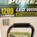 NOB Powersmith Rechargeable Work Light 2400 Lumen Fold Magnetic Base w-USB Port