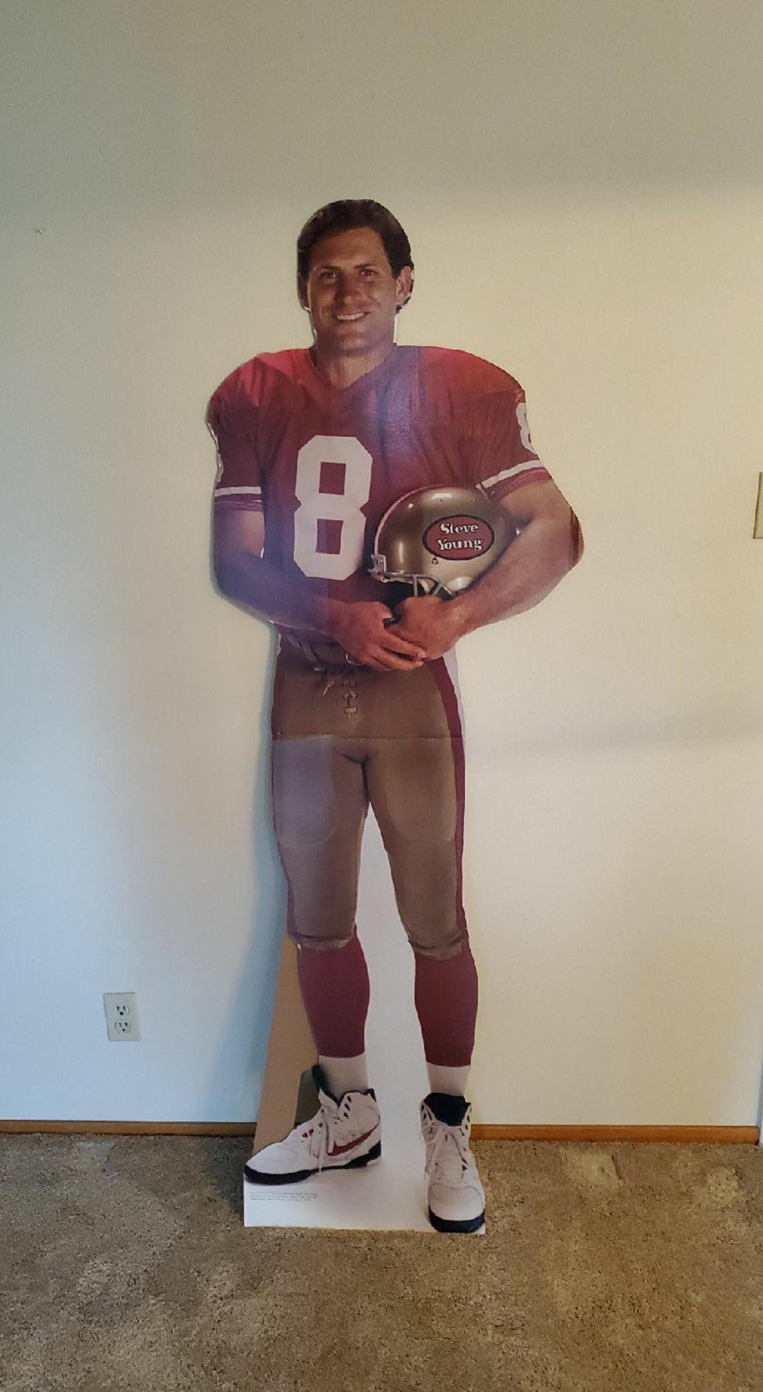 Steve Young Vintage Life Size Sealed Cardboard Cutout