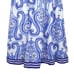 Soft Surroundings Blue Paisley Full Midi Skirt Womens Size Petite M Lined Cotton
