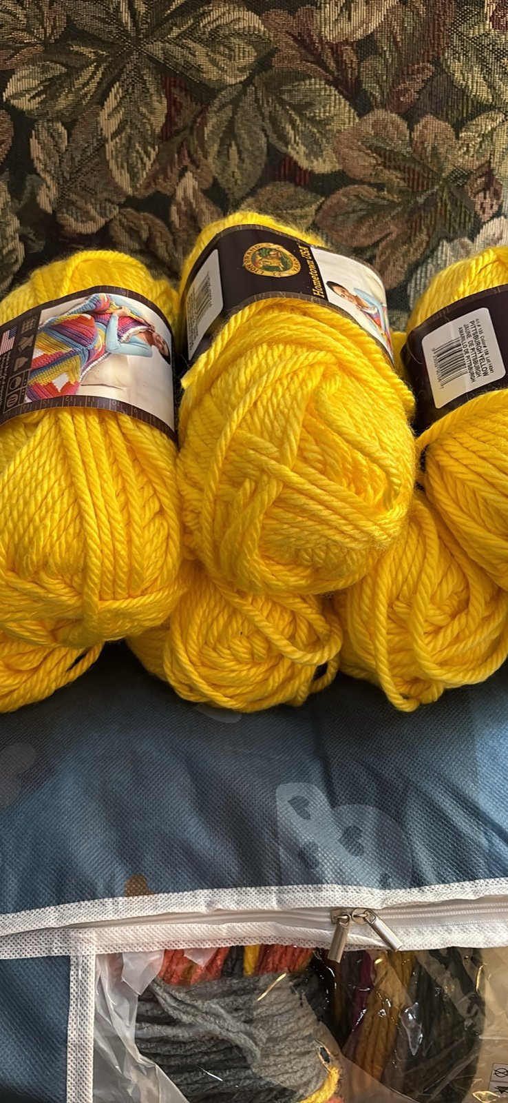 Yarn - 7 skeins six weight bright & sunny