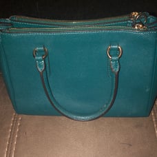 Turquoise coach bag