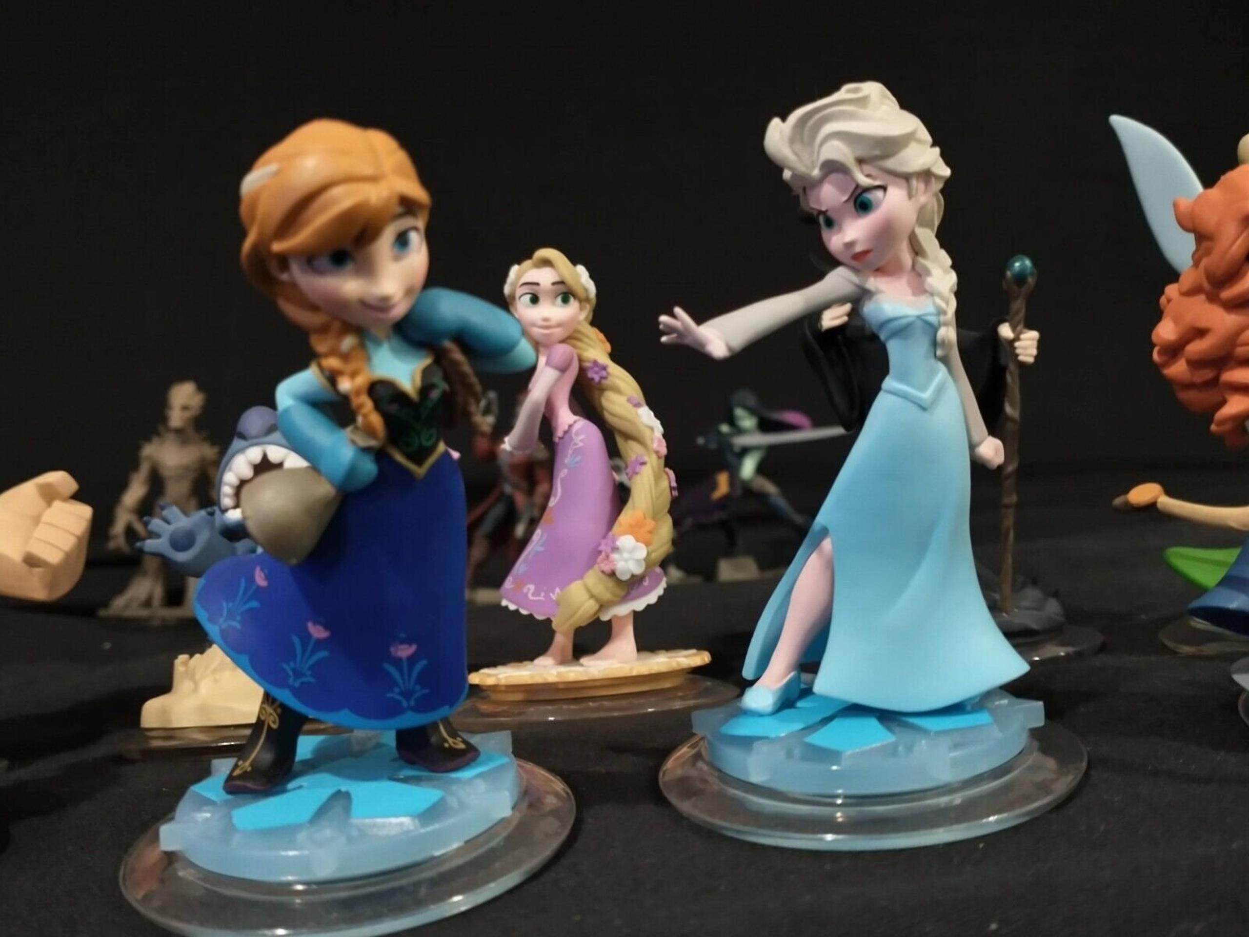 DISNEY INFINITY Figure Lot w/ 2.0 Game GUARDIANS OF THE GALAXY Maleficent FROZEN