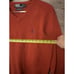 VTG Polo Ralph Lauren Classic 100% Lambswool Italian V-Neck Sweater Sz M Orange