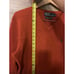 VTG Polo Ralph Lauren Classic 100% Lambswool Italian V-Neck Sweater Sz M Orange