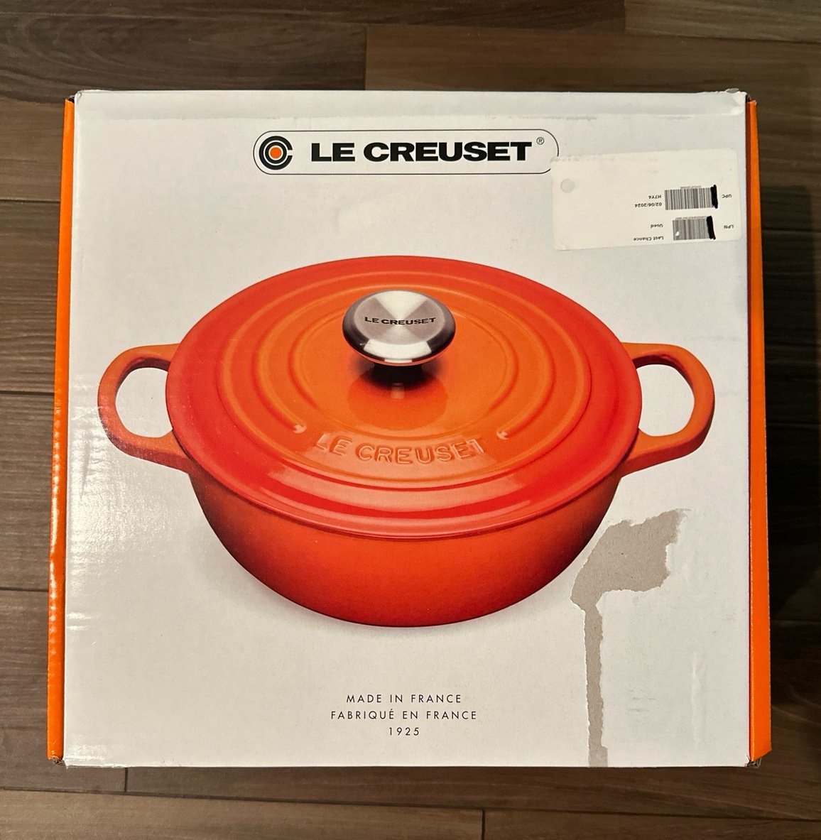 Le Creuset Signature Soup Pot 75 qt 32 Cm Blanc shiny white