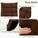 Adjustable 14-Position Floor Chair Folding Lazy Gaming Sofa Chair Cushioned-Coff